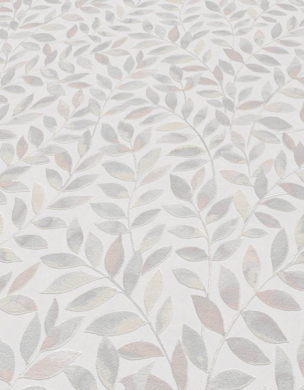 Erismann Ameroso Leaf Grey Blown Vinyl Wallpaper