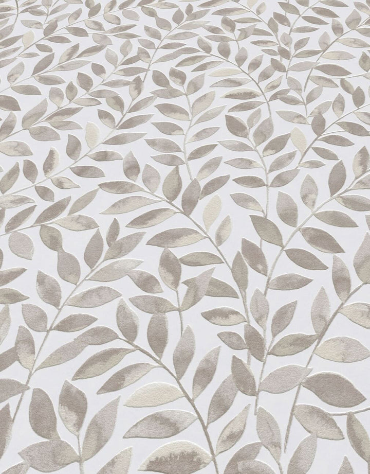 Erismann Ameroso Leaf Brown Blown Vinyl Wallpaper