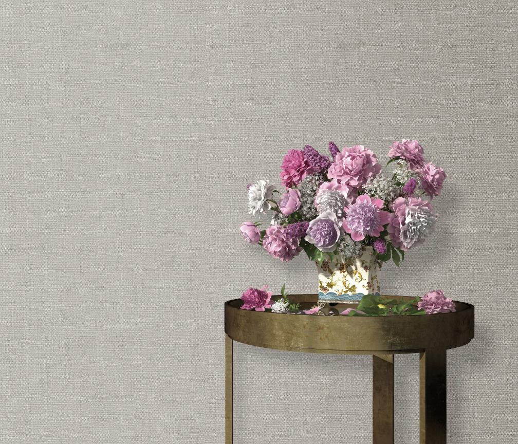 Erismann Opus Plain Taupe Non‑Woven Wallpaper