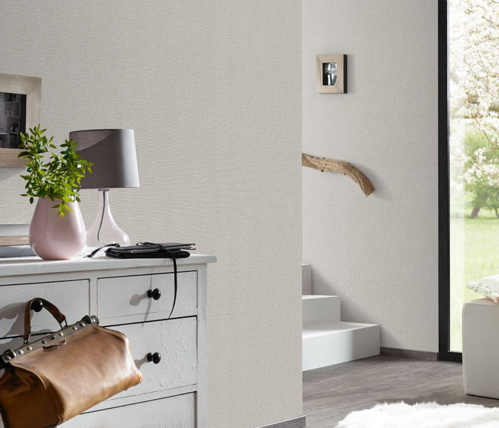 Erismann Opus Plain Taupe Non‑Woven Wallpaper