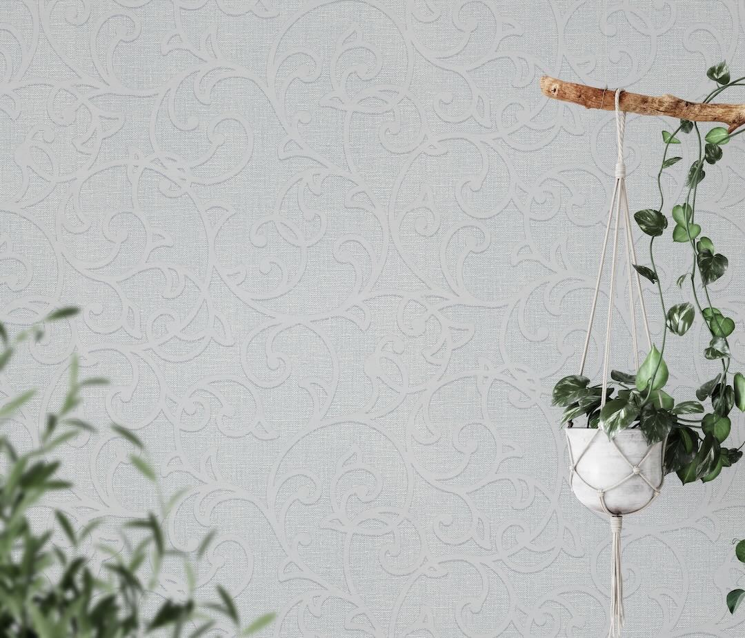 Erismann Forte Geometric Grey Wallpaper