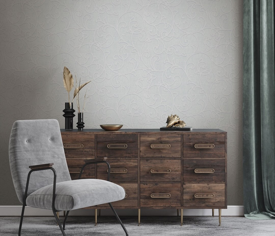 Erismann Forte Geometric Grey Wallpaper