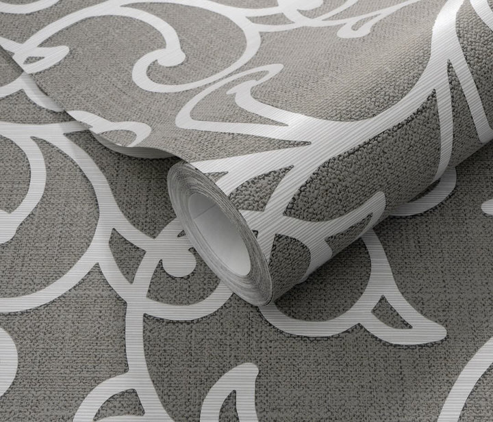 Erismann Forte Geometric Brown Wallpaper