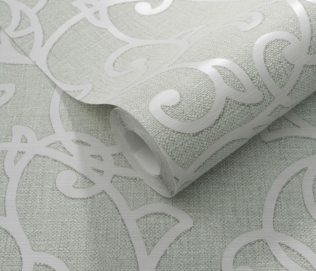 Erismann Forte Geometric Green Wallpaper