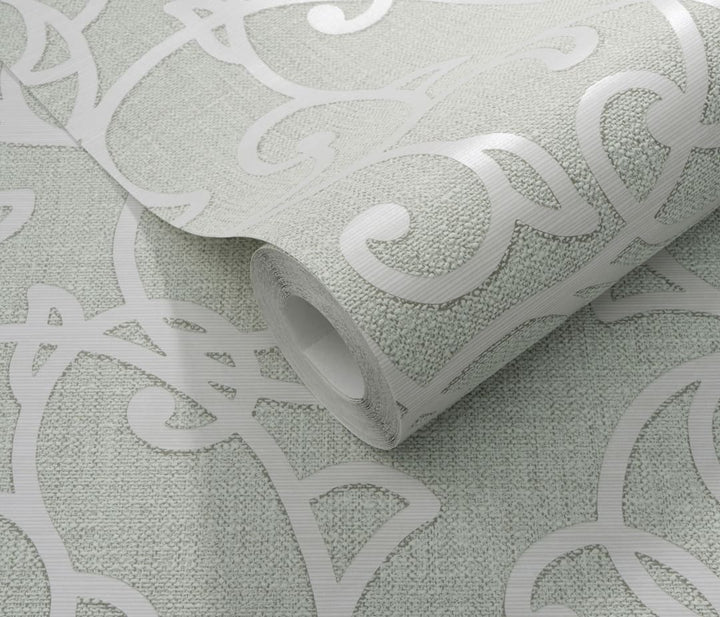 Erismann Forte Geometric Green Wallpaper