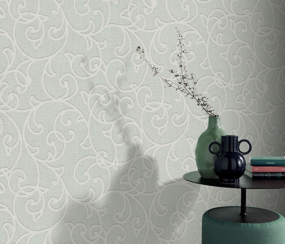 Erismann Forte Geometric Green Wallpaper