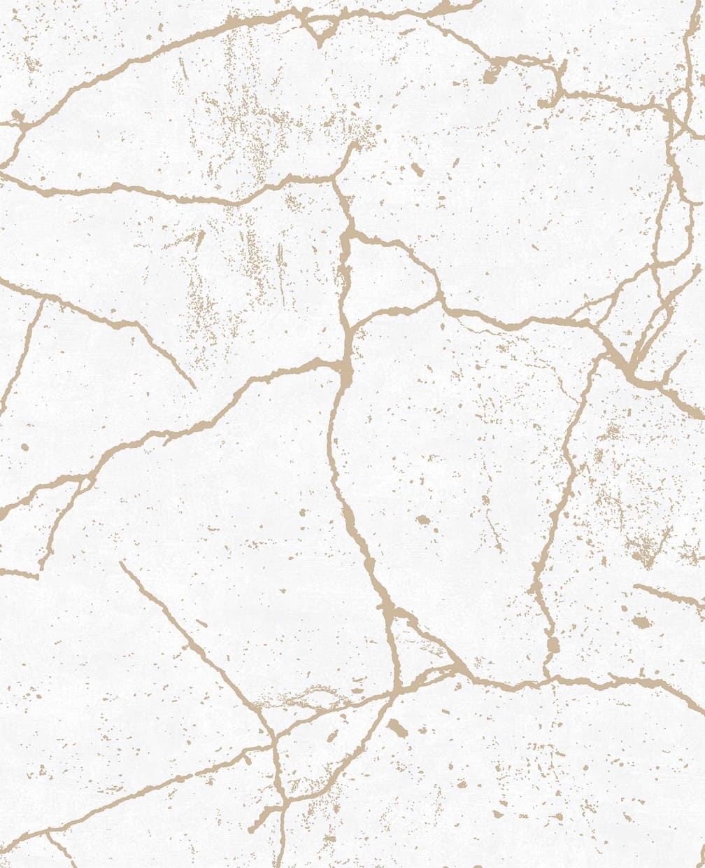 Kintsugi Gold Textured Wallpaper