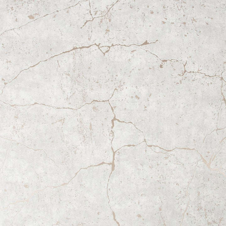 Kintsugi Rose Gold Textured Wallpaper