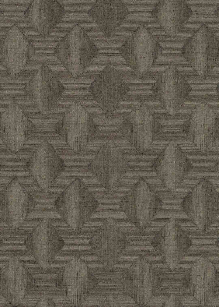 Erismann Hidden Harmony Geometric Forest Green Wallpaper
