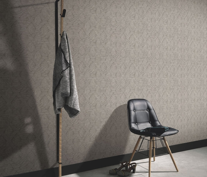 Erismann Hidden Harmony Geometric Grey Wallpaper