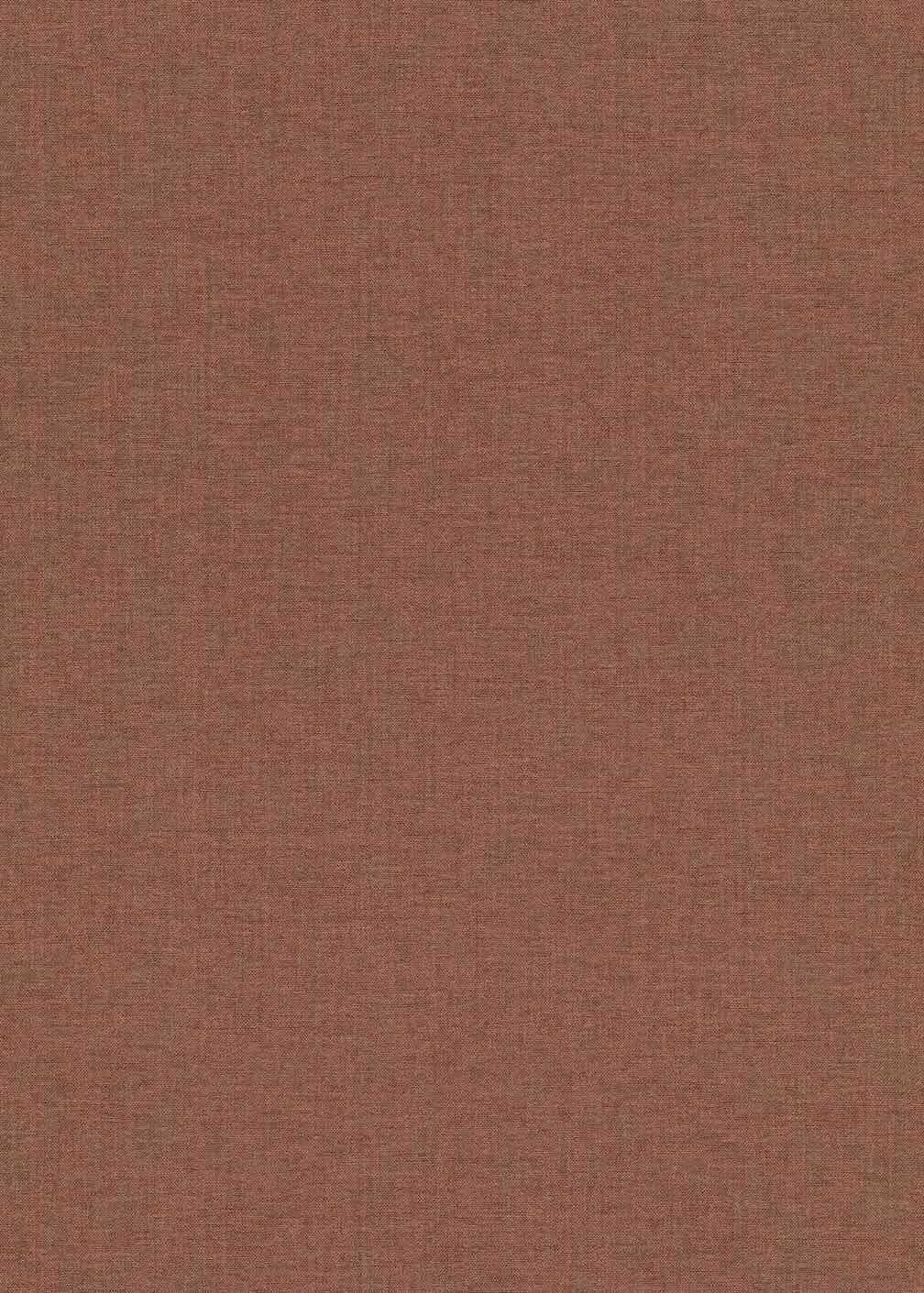 Erismann Serenity Linen Texture Rust Red Wallpaper