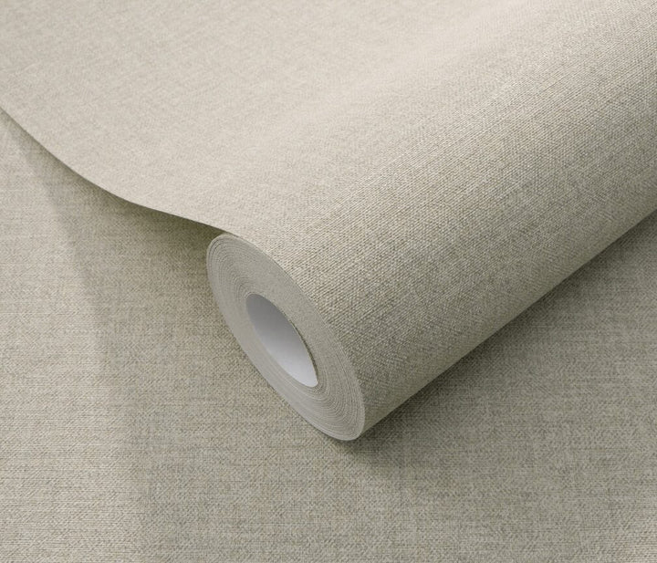 Erismann Serenity Linen Texture Taupe Wallpaper