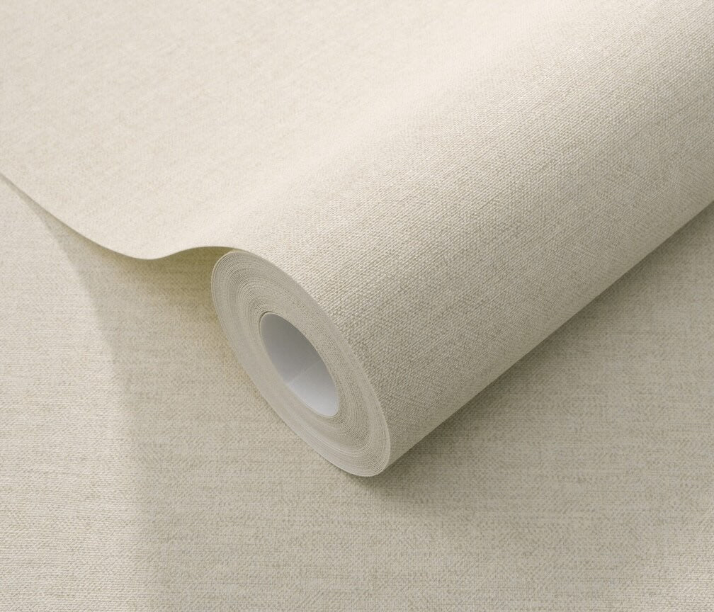 Erismann Serenity Linen Texture Ivory Wallpaper
