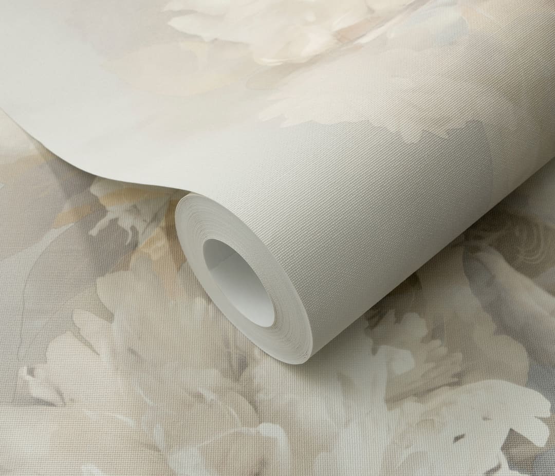 Erismann Lucent Bloom Taupe Wallpaper