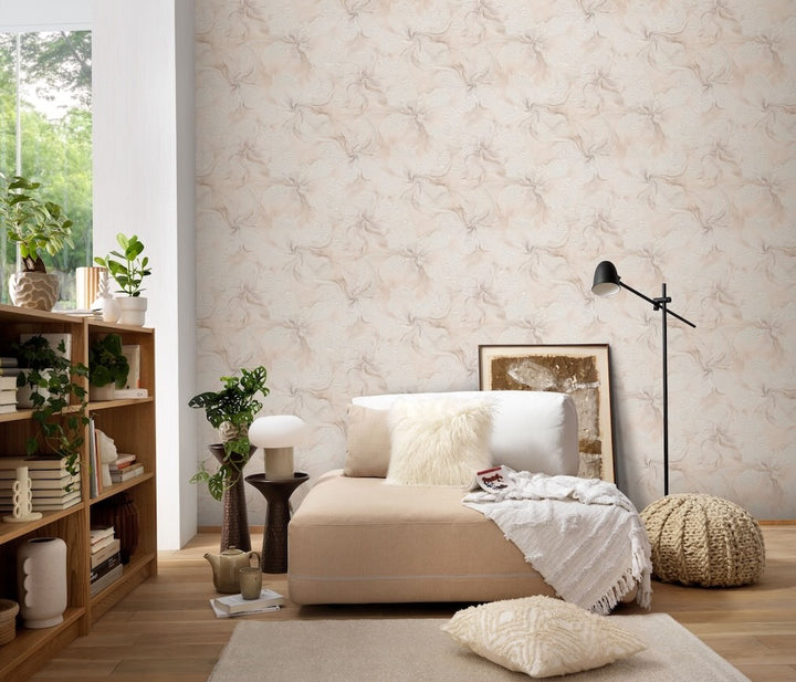 Erismann Aurora Pink Floral Wallpaper