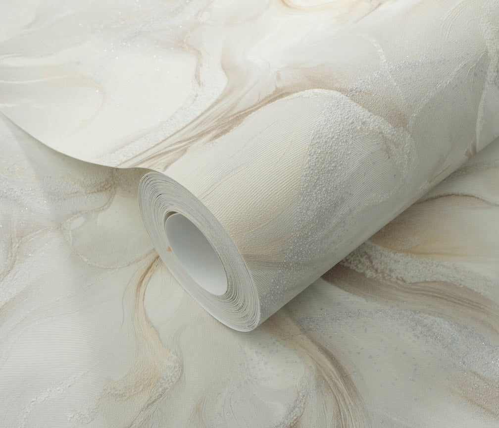 Erismann Aurora Light Taupe Floral Wallpaper