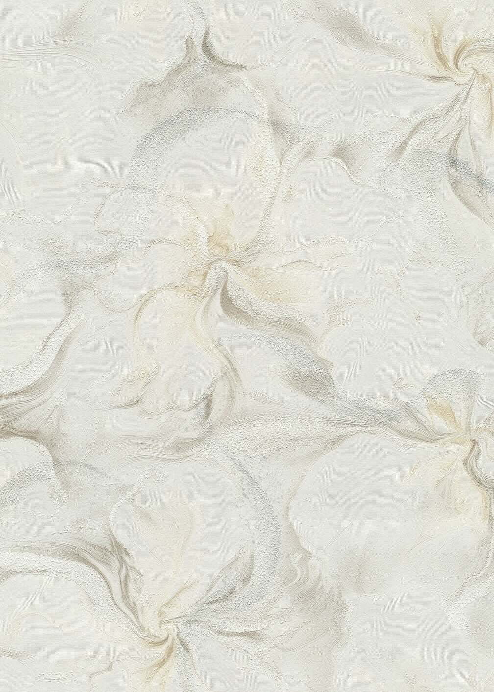 Erismann Aurora Light Taupe Floral Wallpaper