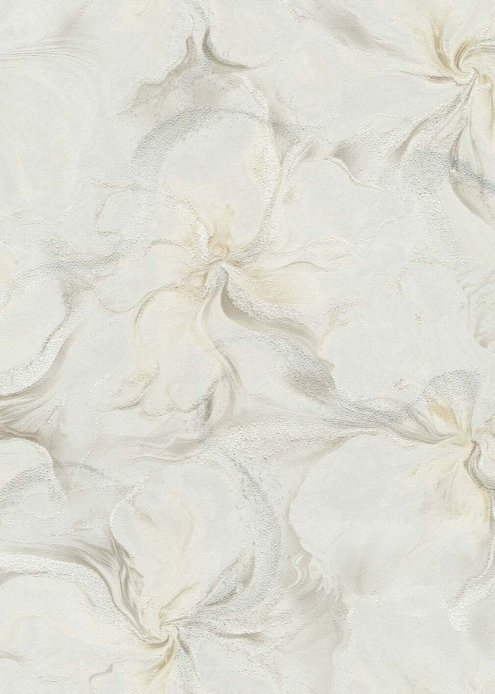 Erismann Aurora Light Taupe Floral Wallpaper