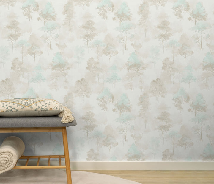 Erismann Lightwood Tree Beige Wallpaper