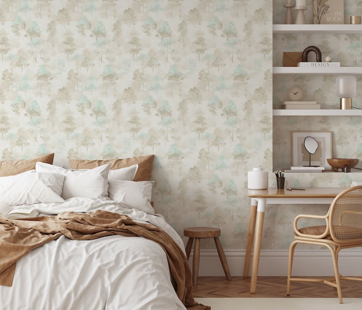 Erismann Lightwood Tree Beige Wallpaper