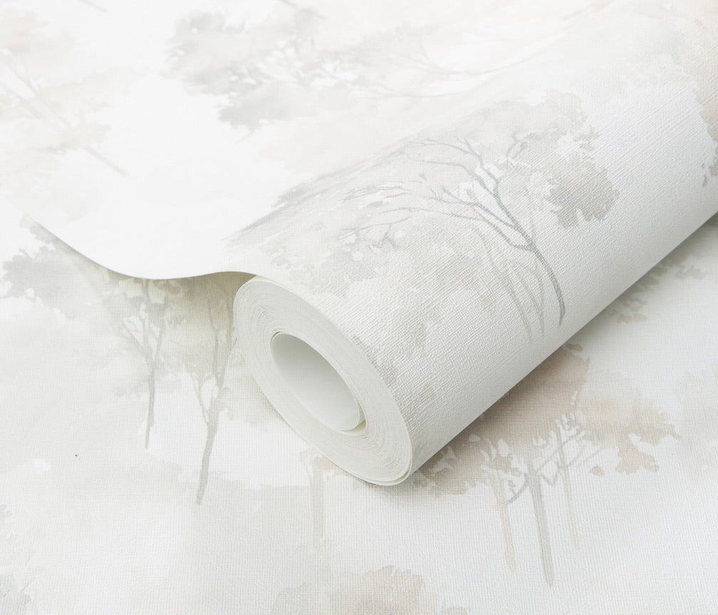 Erismann Forest Dreams Woodland Tree Taupe Wallpaper