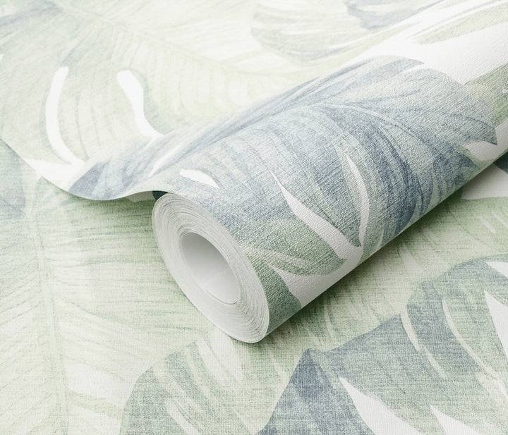 Erismann Forest Dreams Monstera Leaves Green Wallpaper