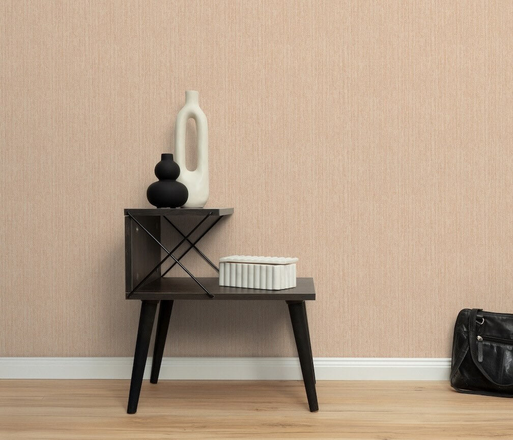 Erismann Stoneweave Texture Orange Wallpaper