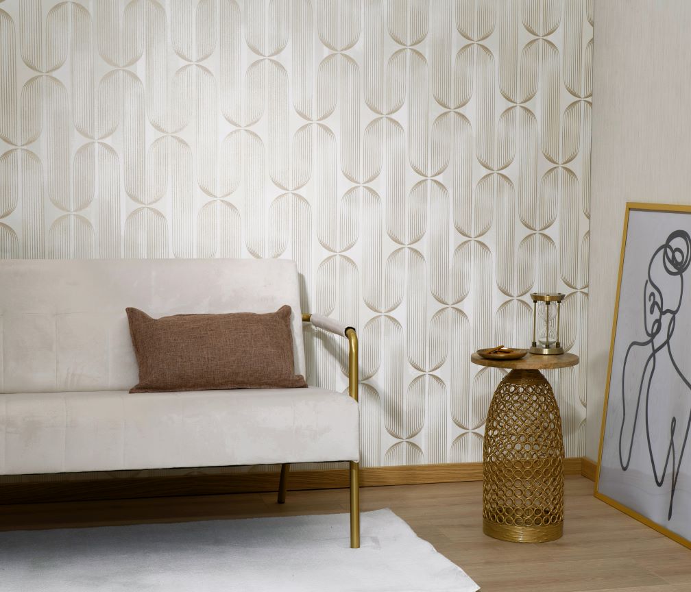 Erismann Graphic Cream Wallpaper