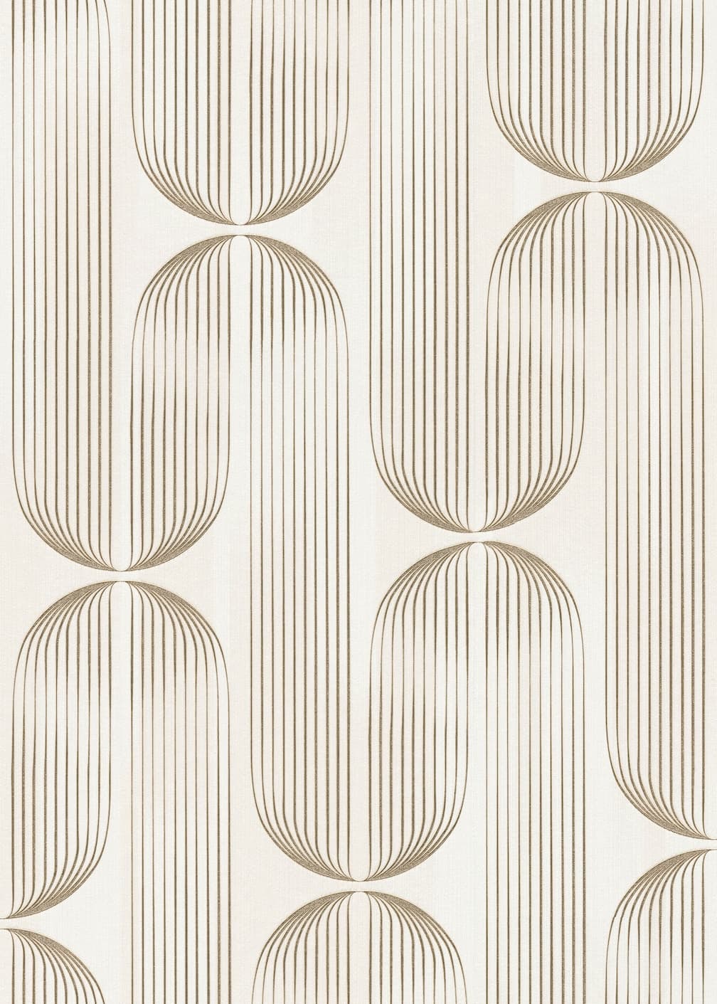 ELLE Decoration Orbit Lines Cream Wallpaper