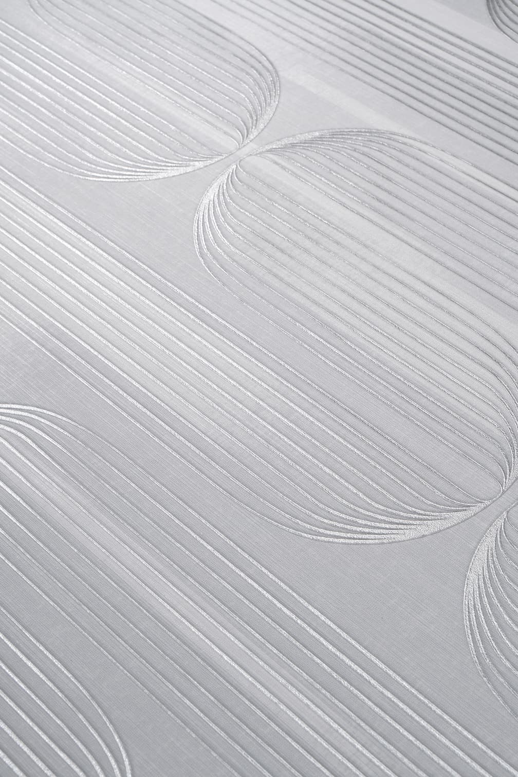 ELLE Decoration Orbit Lines Silver Wallpaper