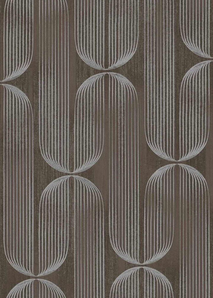 Erismann Graphic Grey Wallpaper