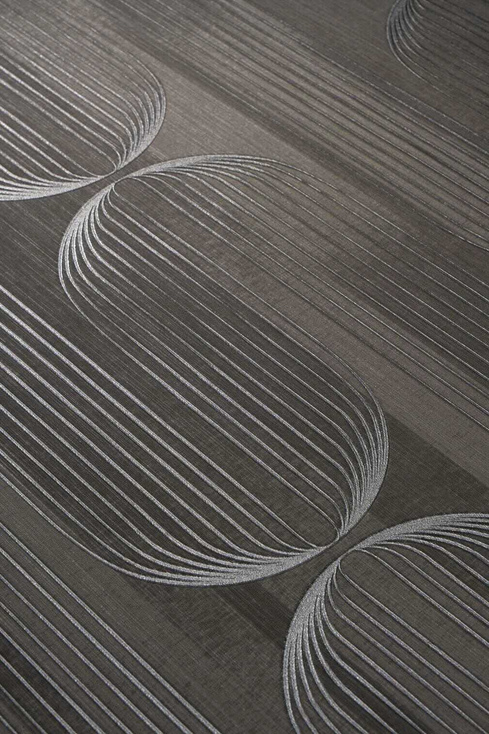 Erismann Graphic Grey Wallpaper