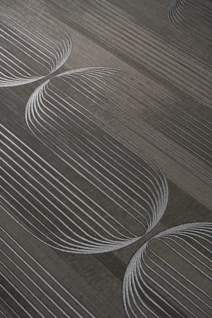 Erismann Graphic Grey Wallpaper