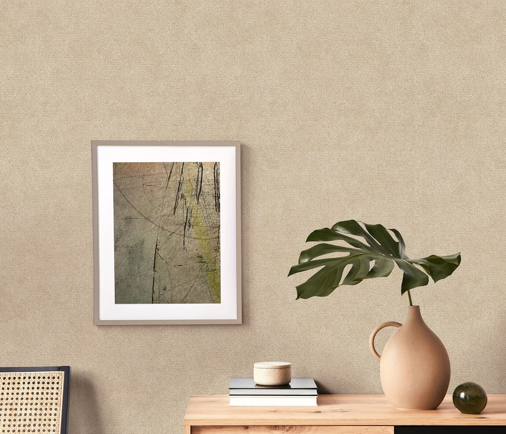 ELLE Decoration Velvet Mist Beige Wallpaper