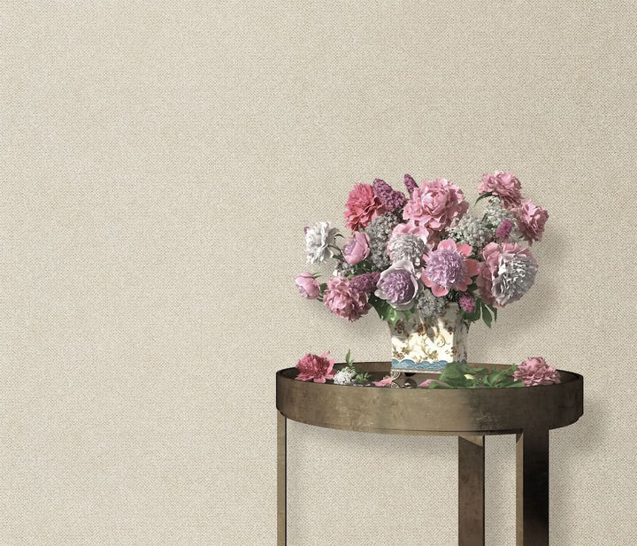ELLE Decoration Velvet Mist Cream Wallpaper
