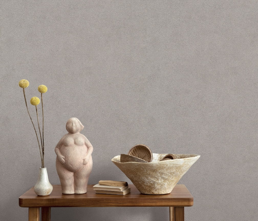 ELLE Decoration Velvet Mist Taupe Wallpaper