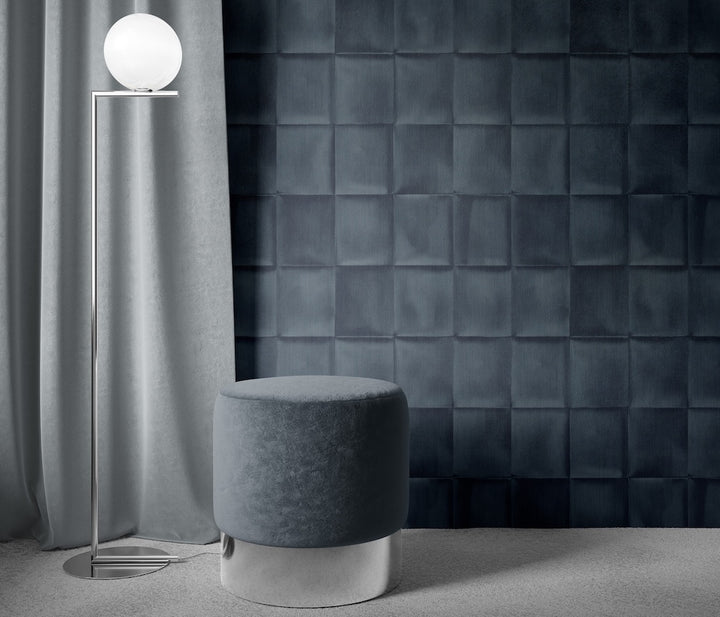 ELLE Decoration Radiance Square Blue Wallpaper