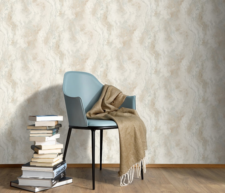 ELLE Decoration Cosmic Marble Beige Wallpaper