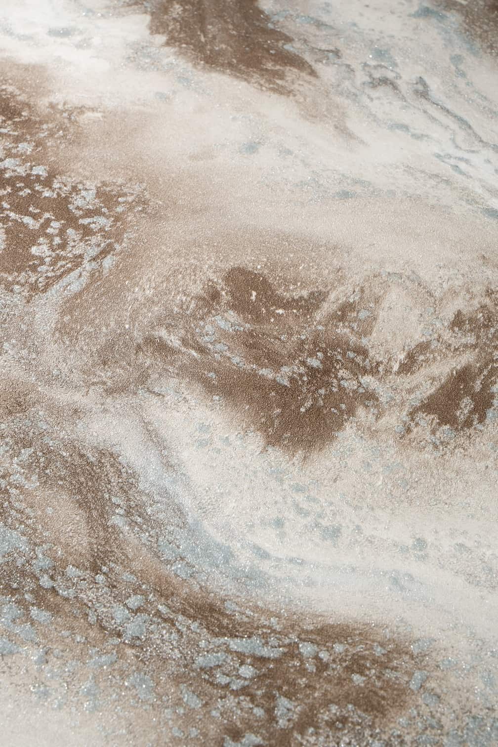 ELLE Decoration Cosmic Marble Brown Wallpaper