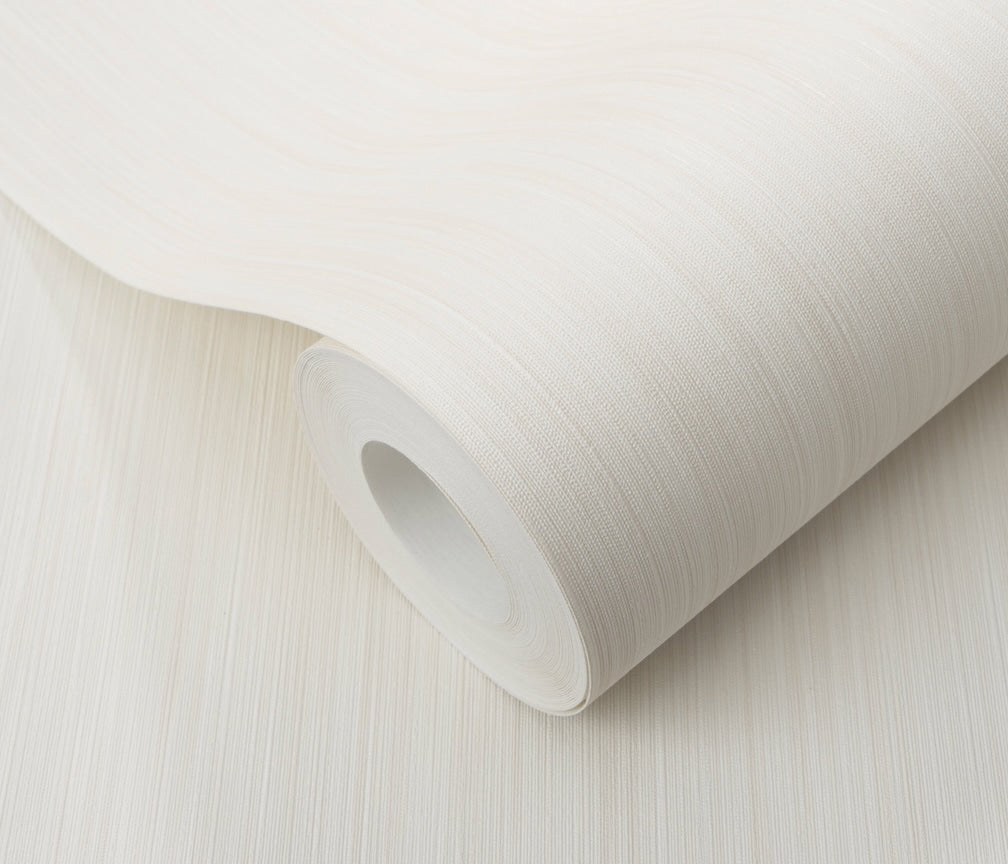 ELLE Decoration Cadence Plain White Wallpaper