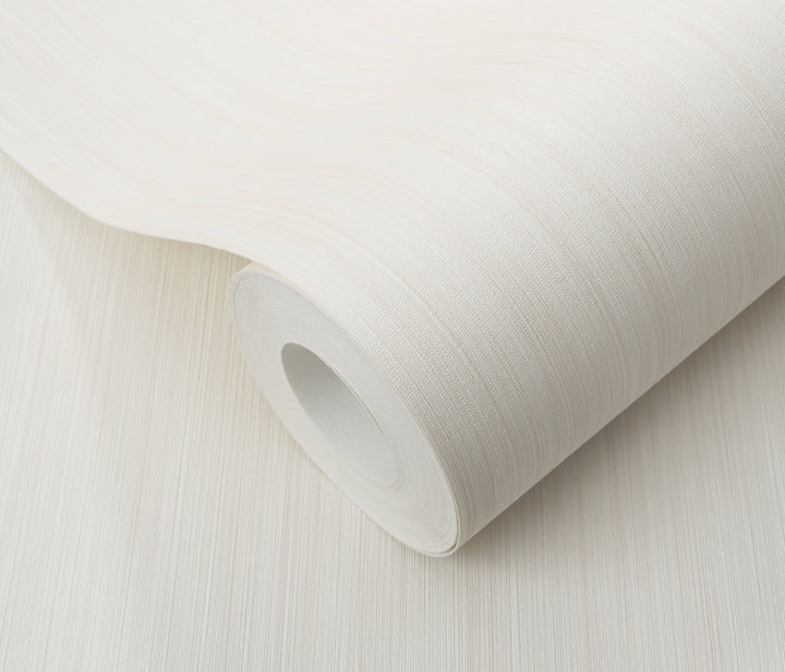 ELLE Decoration Cadence Plain White Wallpaper