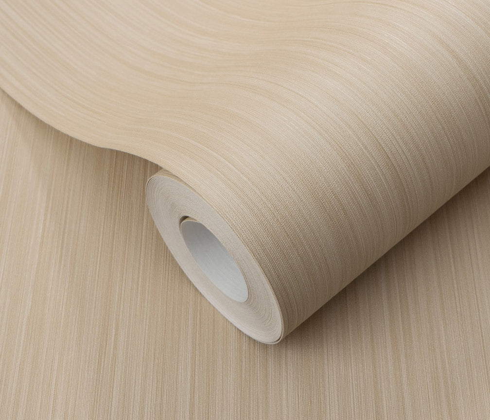ELLE Decoration Cadence Plain Beige Wallpaper