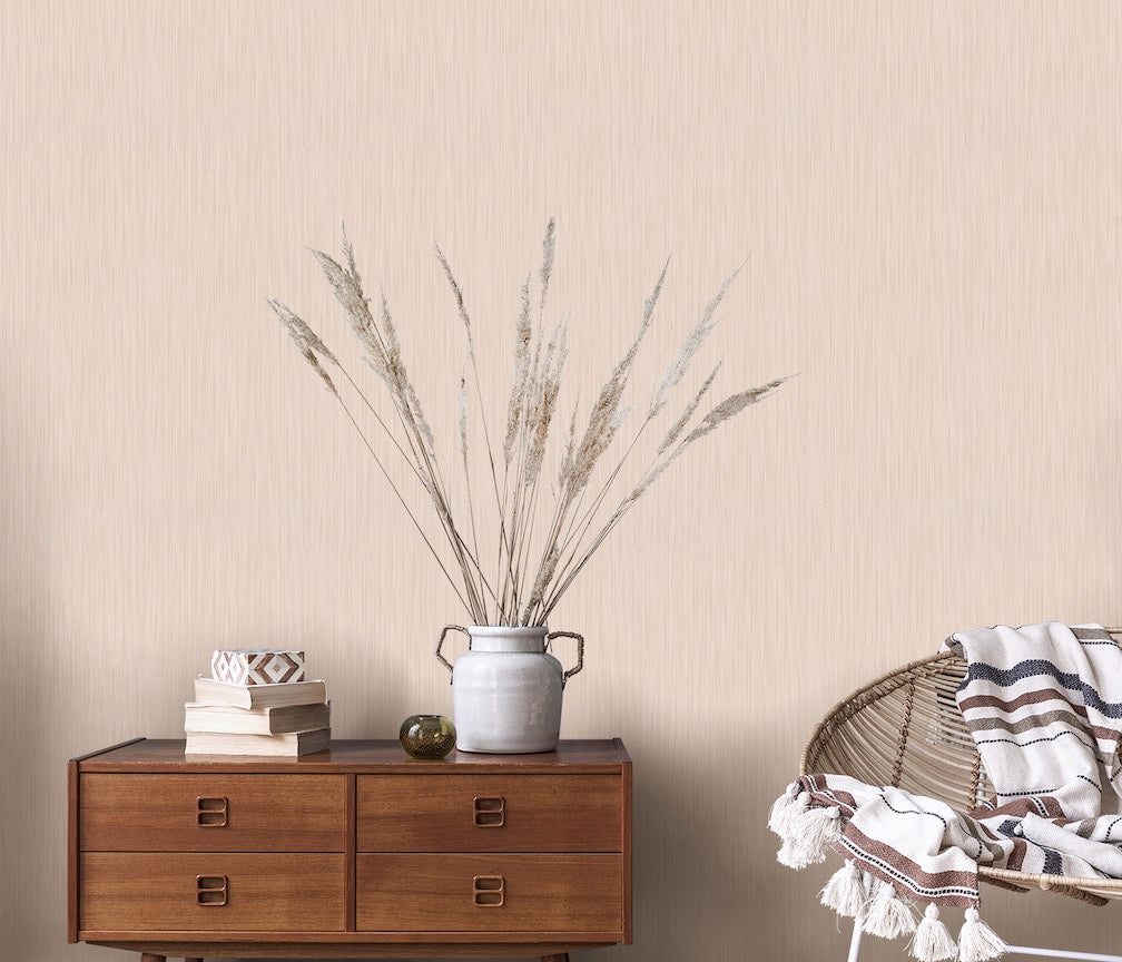ELLE Decoration Cadence Plain Pink Wallpaper