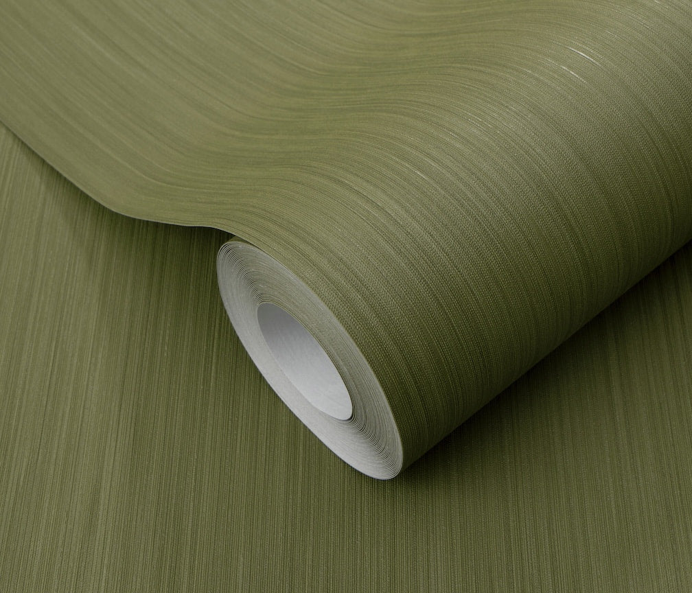 ELLE Decoration Cadence Plain Green Wallpaper