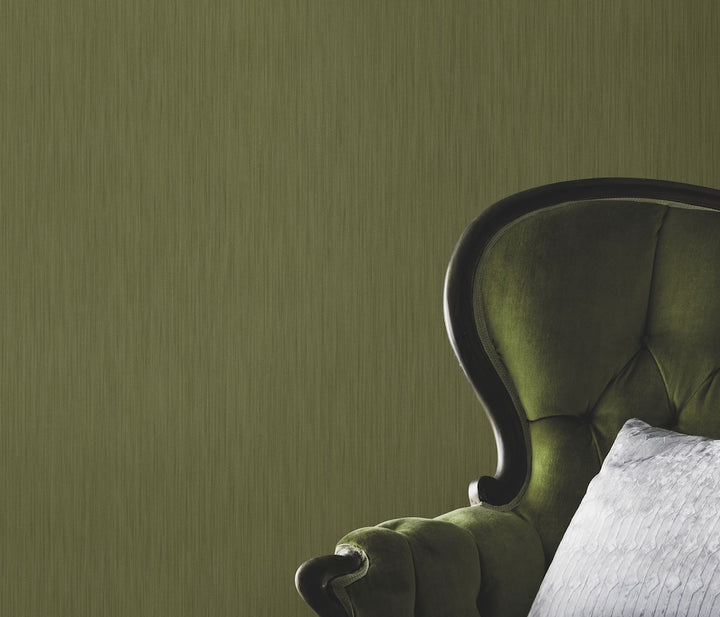ELLE Decoration Cadence Plain Green Wallpaper