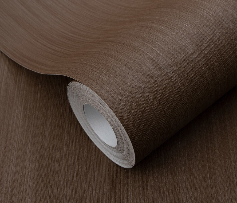 ELLE Decoration Cadence Plain Brown Wallpaper