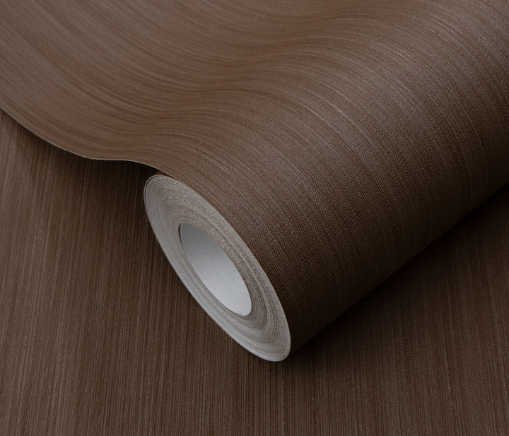 ELLE Decoration Cadence Plain Brown Wallpaper