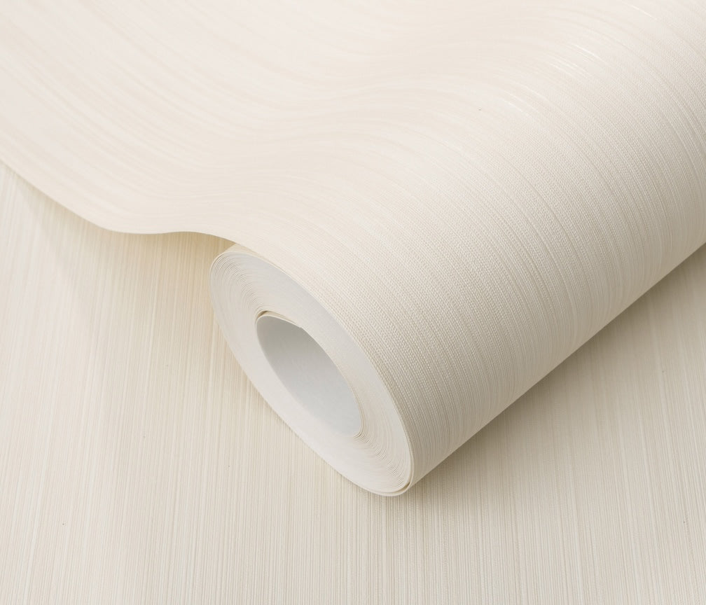 ELLE Decoration Cadence Plain Cream Wallpaper
