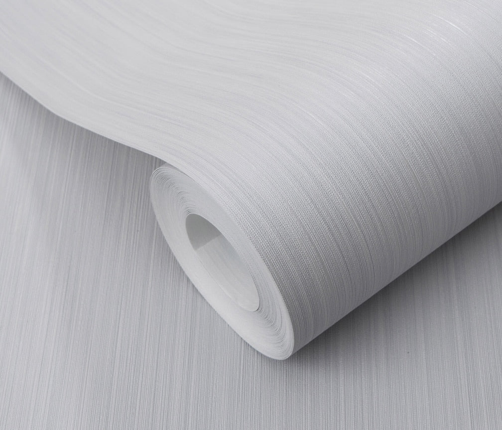 ELLE Decoration Cadence Plain Light Grey Wallpaper