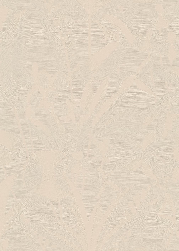 ELLE Decoration Floral Echo Leaves Beige Wallpaper